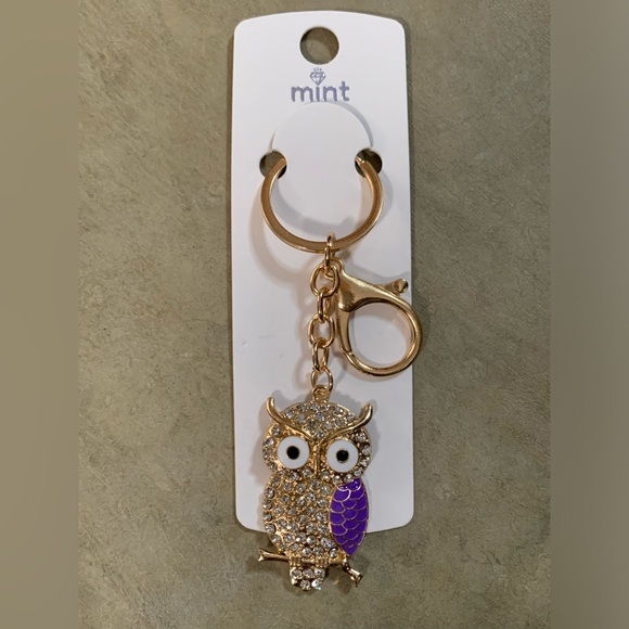 Owl Keychain/Charm - Picture 1 of 2